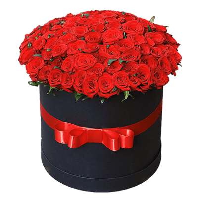 Bunch of Roses (101 flowers) (red, white or pink)